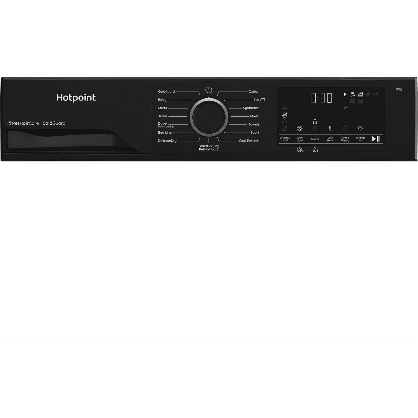 Hotpoint CHD93MBBUK 9kg Heat Pump Tumble Dryer With PetHairCare Black