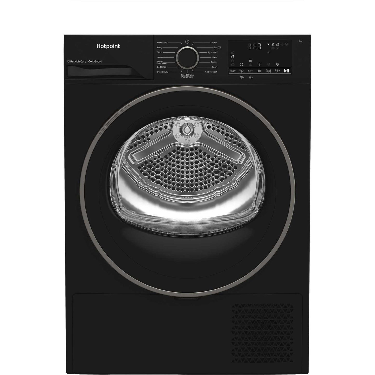 Hotpoint CHD93MBBUK 9kg Heat Pump Tumble Dryer With PetHairCare Black