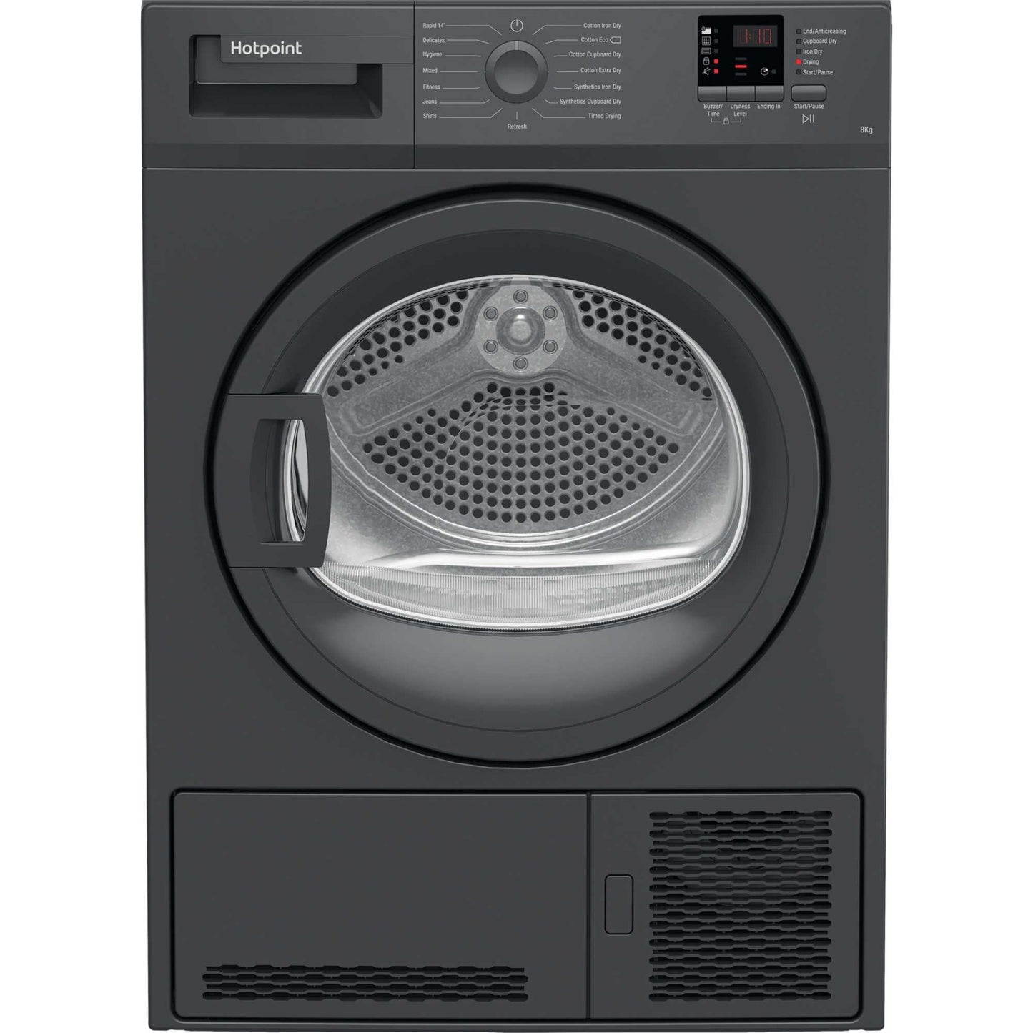 Hotpoint CHDC82GGGDUK 8kg Condenser Tumble Dryer With SensorDry Graphite