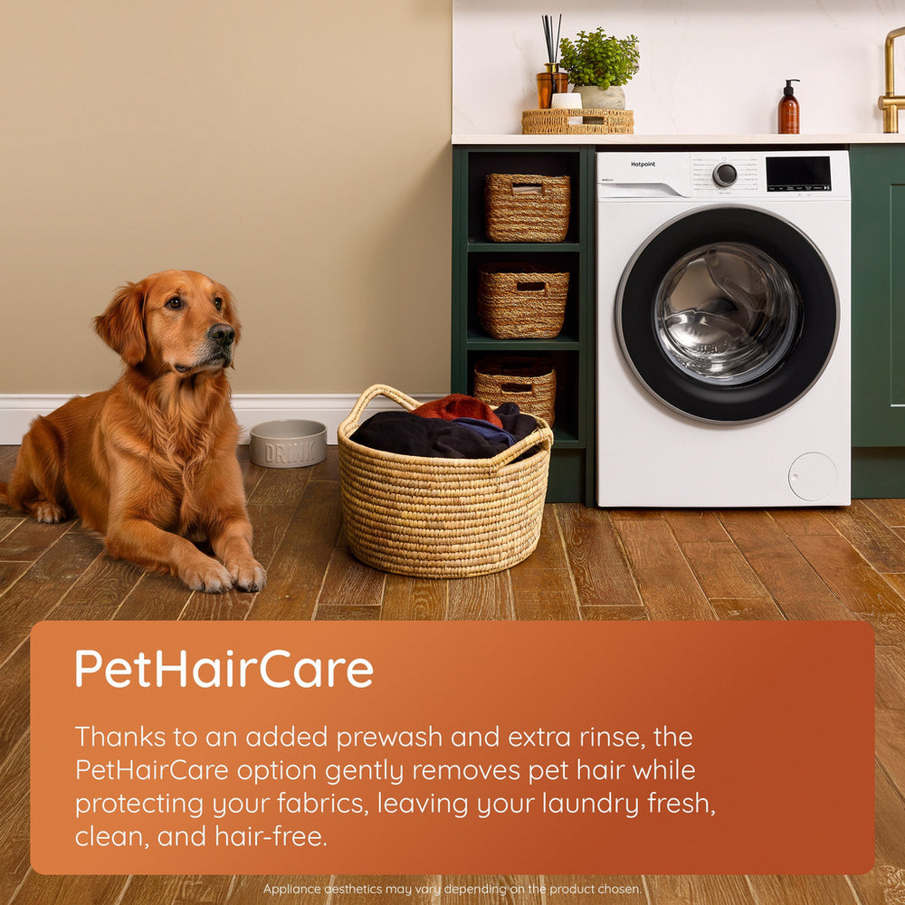 Hotpoint H101GANTISTAIN 10kg 1400 Spin Freestanding Washing Machine with PetHairCare Graphite