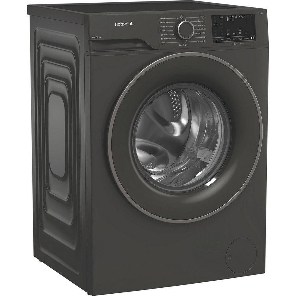 Hotpoint H101GANTISTAIN 10kg 1400 Spin Freestanding Washing Machine with PetHairCare Graphite