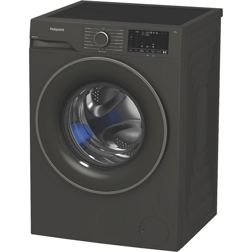 Hotpoint H101GANTISTAIN 10kg 1400 Spin Freestanding Washing Machine with PetHairCare Graphite