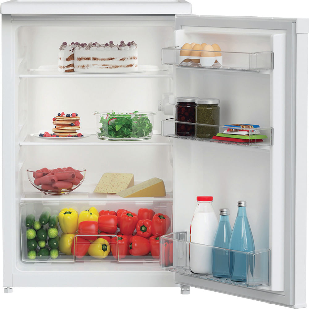 Hotpoint H55R1 112W UK Freestanding Low Frost Undercounter Larder Fridge White H55R1112WUK