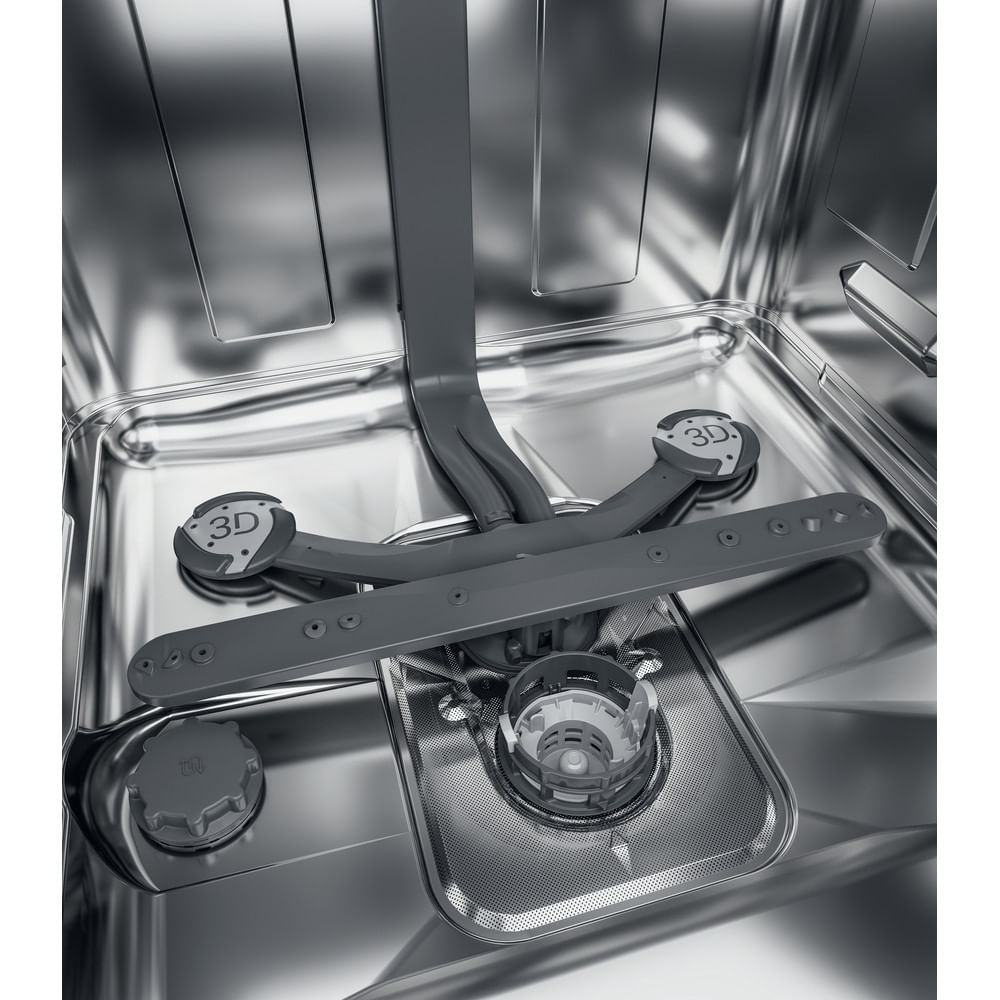 Hotpoint H7F HS51 X UK Freestanding Full Size Dishwasher 15 Place Settings with Maxi Space Inox H7FHS51X