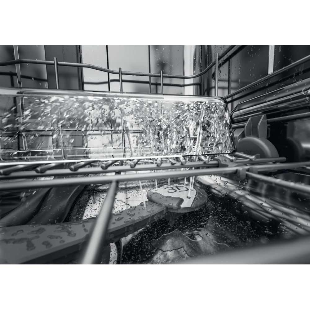 Hotpoint H7F HS51 X UK Freestanding Full Size Dishwasher 15 Place Settings with Maxi Space Inox H7FHS51X