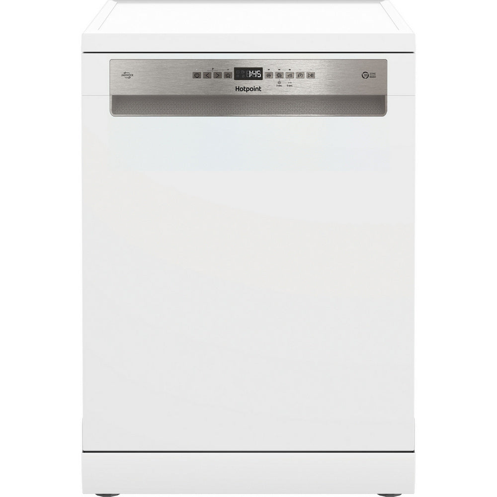 Hotpoint H7FHP43WUK Maxi Space Full Size Dishwasher with Third Rack 15 Place Settings White