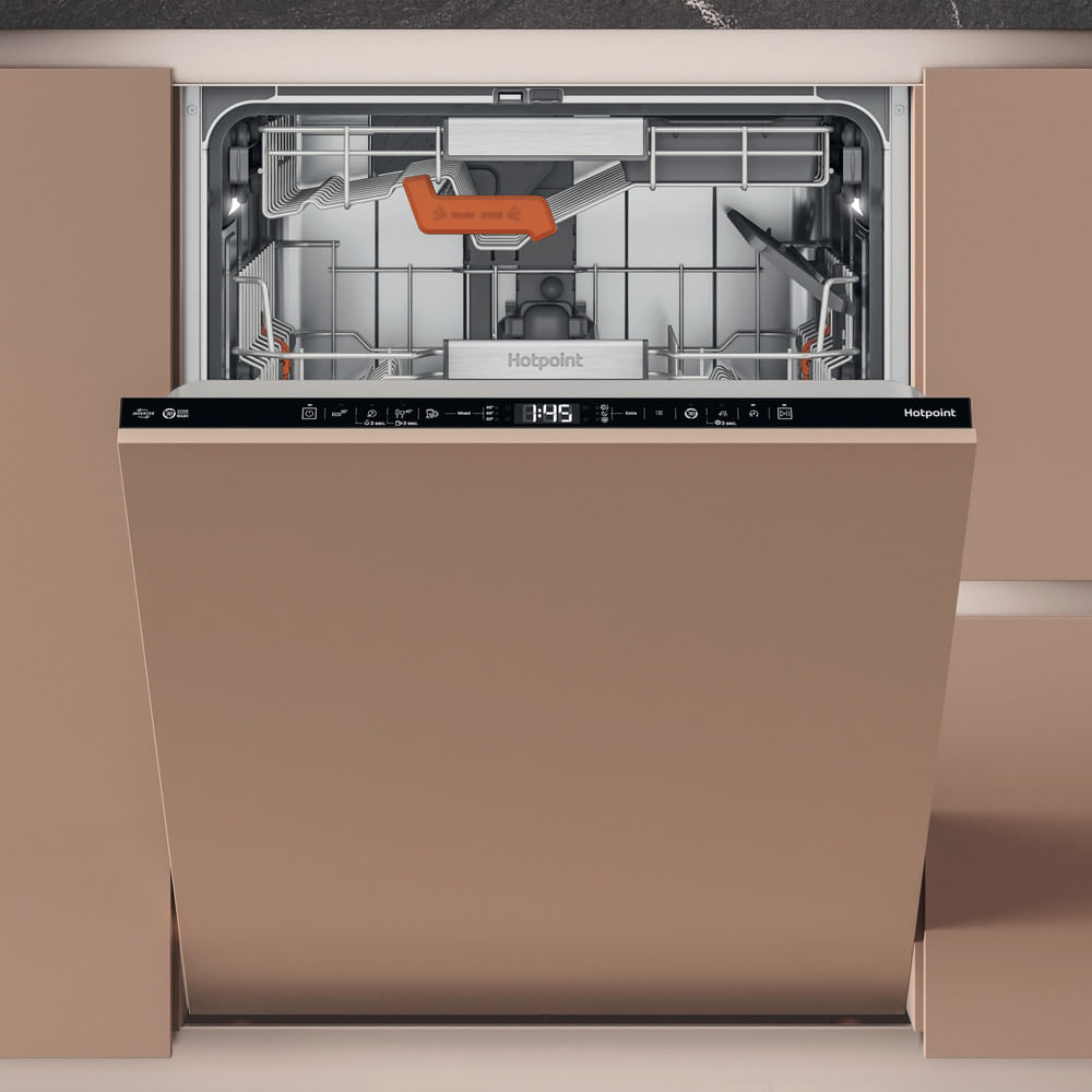 Hotpoint H8IA115M4TUSUK Hydroforce Integrated Full Size Dishwasher with Maxi Space Tub 15 Place Settings