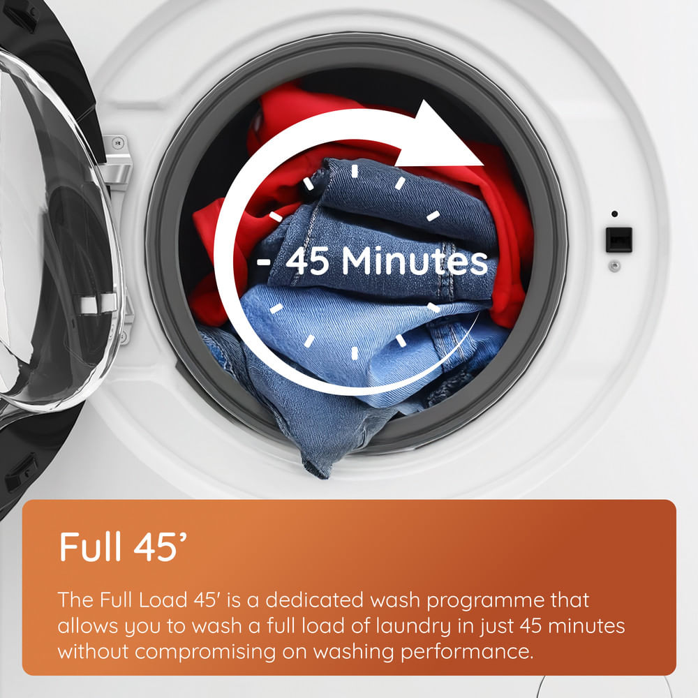 Hotpoint HB 93 CARE UK Fabric Care 1400rpm Washing Machine White with PetHairCare HB93CAREUK