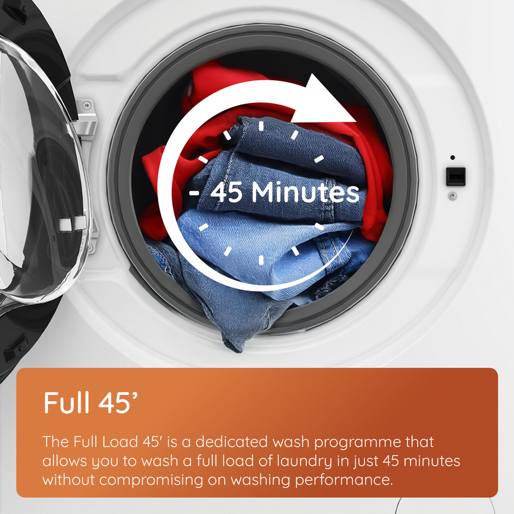 Hotpoint HBWH93CAREUK 9kg 1400 spin Freestanding Washing Machine White