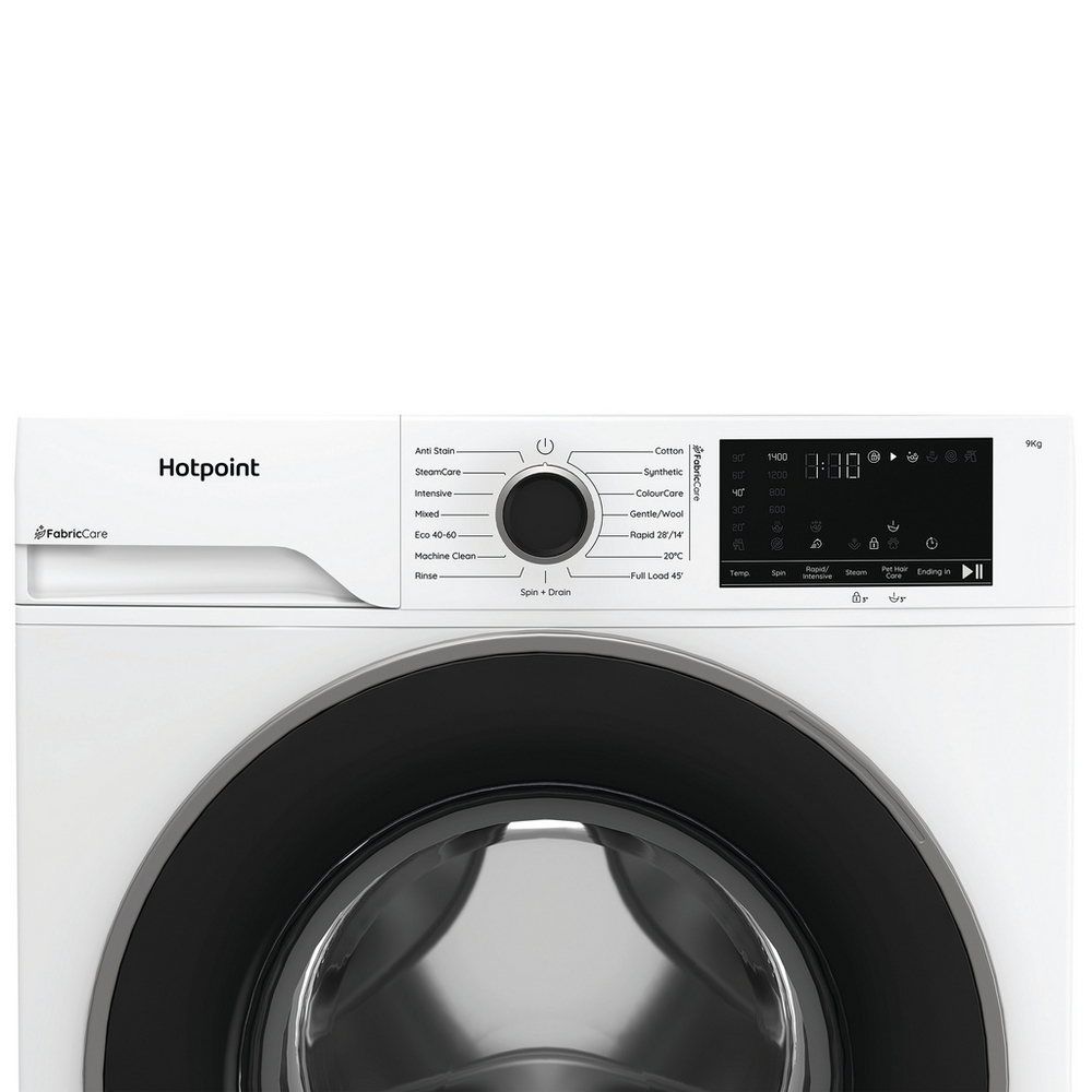 Hotpoint HBWH93CAREUK 9kg 1400 spin Freestanding Washing Machine White