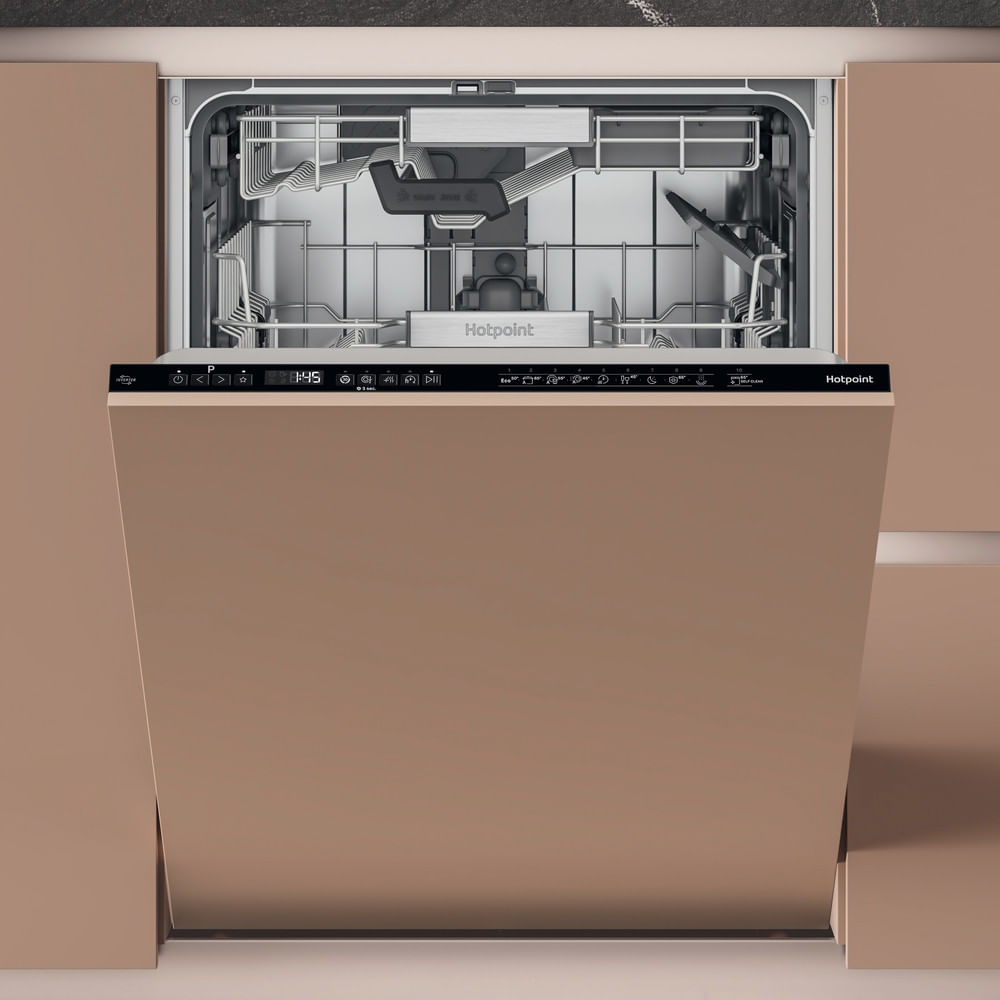 Hotpoint HD8IHP42L Hydroforce Full Size Integrated Dishwasher 14 Place Settings