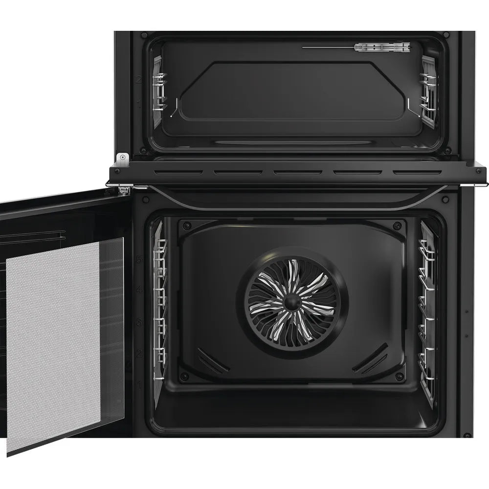 Hotpoint HDE6IDC2SA 60cm Electric Double Cooker With Induction Hob Anthracite