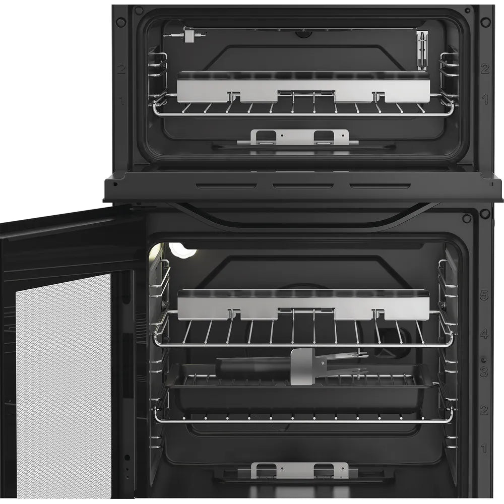 Hotpoint HDG5GCB 50cm Gas Double Cooker Black