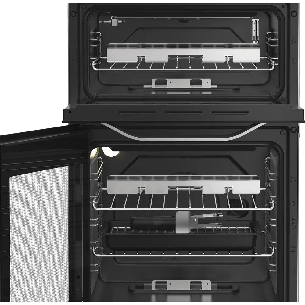 Hotpoint HDG5GCX 50cm Gas Double Cooker Stainless Steel