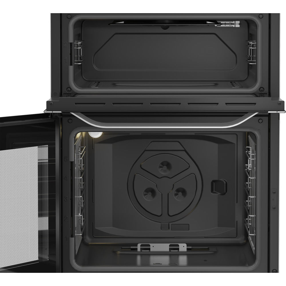 Hotpoint HDG6GDCX Freestanding Gas Cooker With Double Oven Stainless Steel