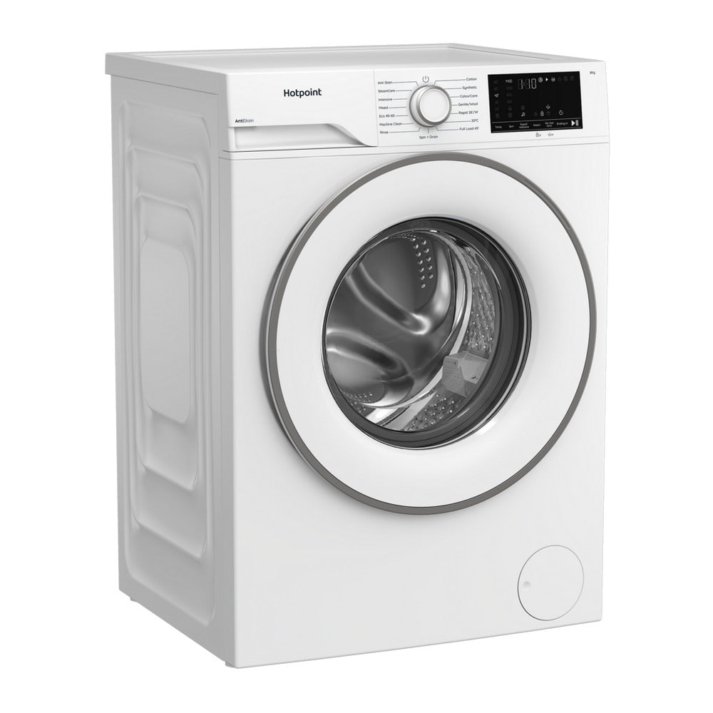 Hotpoint HEV841WUK 8kg 1400 Spin Freestanding Washing Machine White