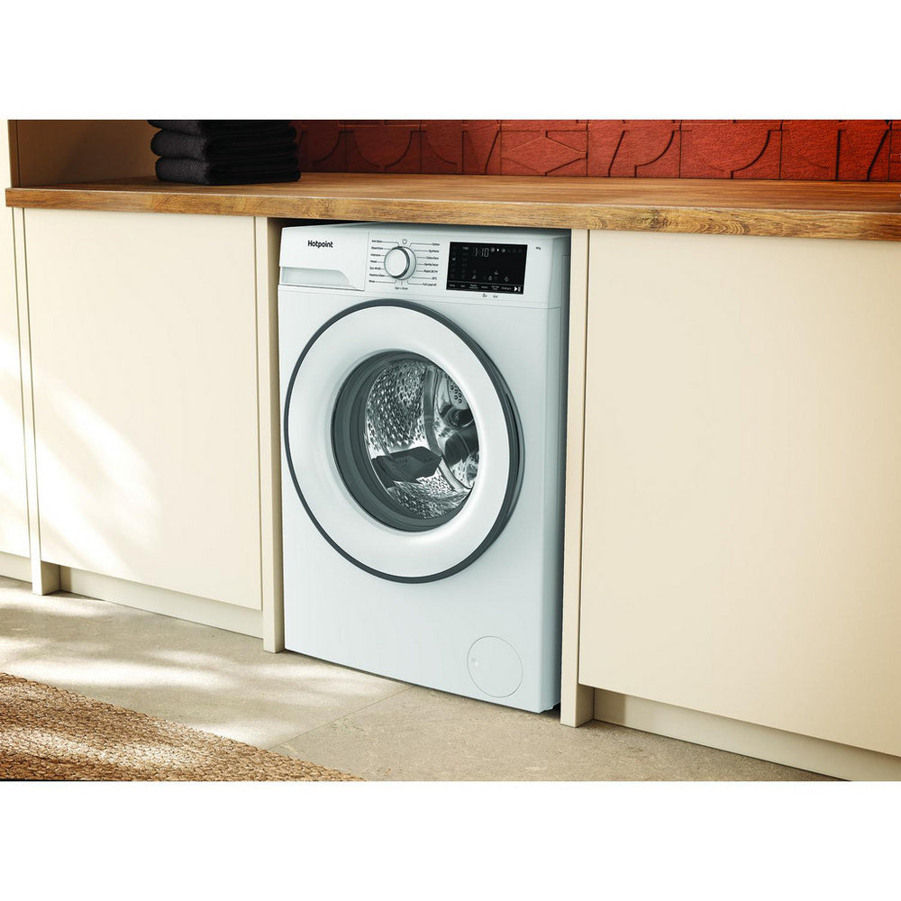 Hotpoint HEV841WUK 8kg 1400 Spin Freestanding Washing Machine White
