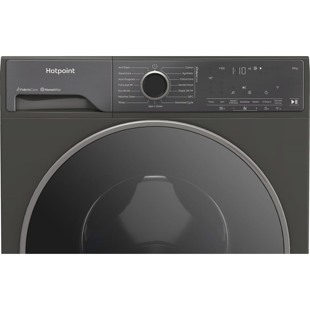 Hotpoint HP 105GA CARE UK Freestanding 10kg 1400rpm Washing Machine With AutoDose Graphite HP105GACARE