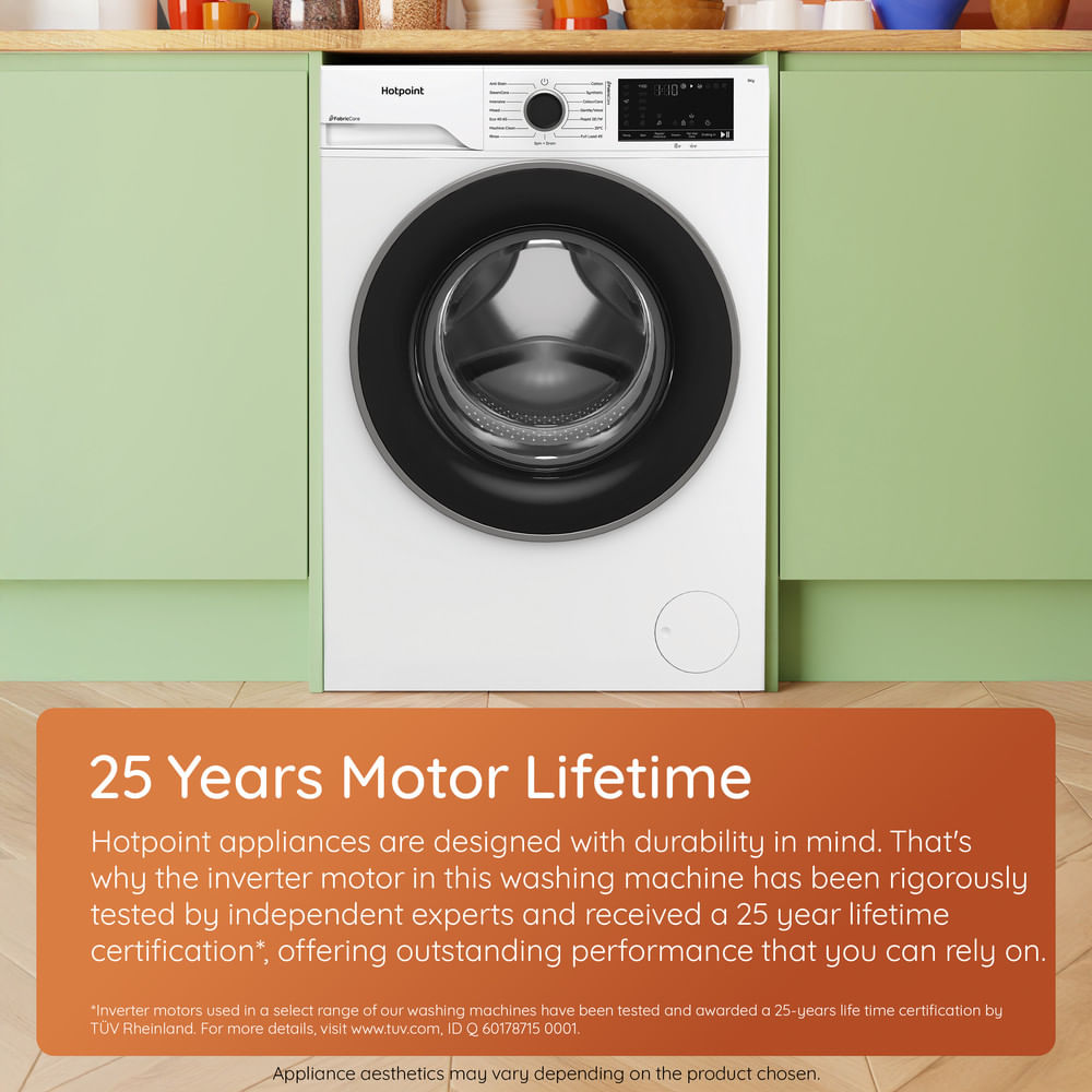 Hotpoint HP 105GA CARE UK Freestanding 10kg 1400rpm Washing Machine With AutoDose Graphite HP105GACARE