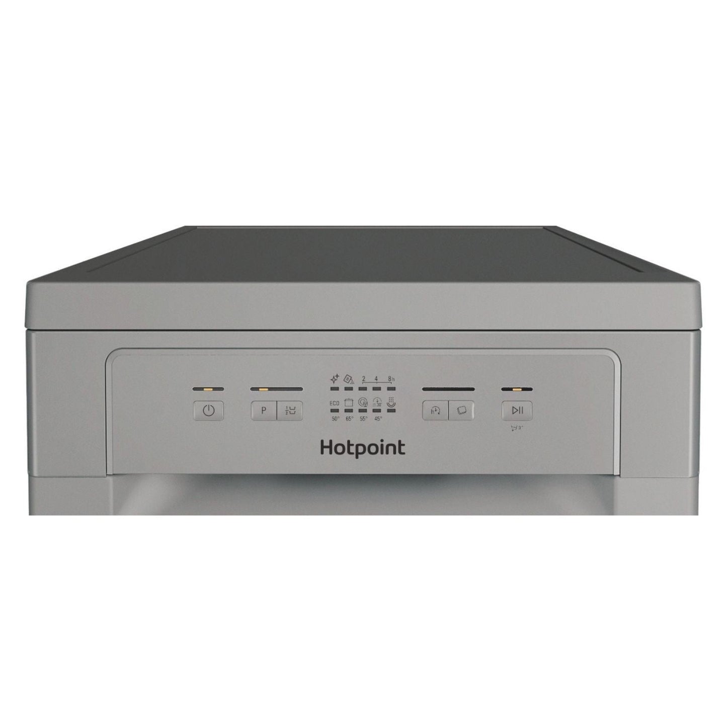 Hotpoint HP2FE10CS90SUK Freestanding Slimline Dishwasher 10 Place Setting Silver