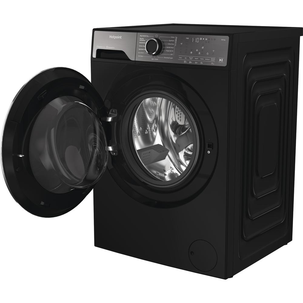 Hotpoint HPD9693BCAREUK 9+6kg 1400 Spin Fabric Care Pro Freestanding Washer Dryer Black