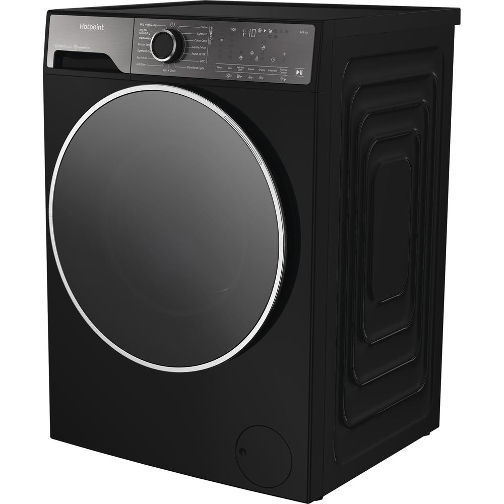 Hotpoint HPD9693BCAREUK 9+6kg 1400 Spin Fabric Care Pro Freestanding Washer Dryer Black