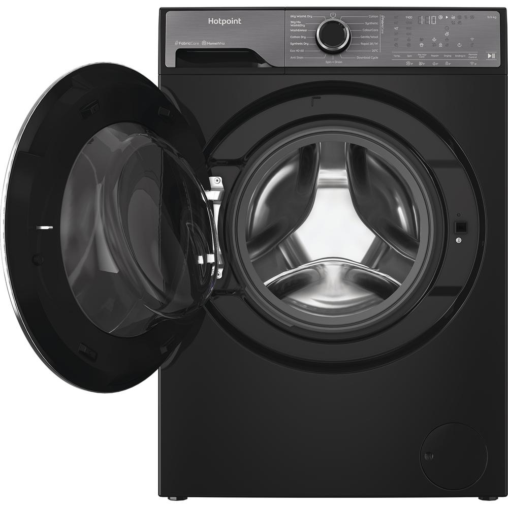 Hotpoint HPD9693BCAREUK 9+6kg 1400 Spin Fabric Care Pro Freestanding Washer Dryer Black