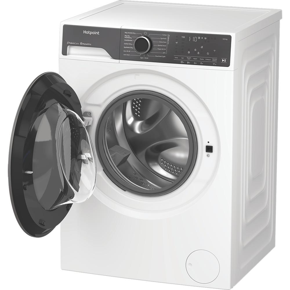 Hotpoint HPD9693CAREUK 9+6kg 1400 Spin Fabric Care Pro Freestanding Washer Dryer White
