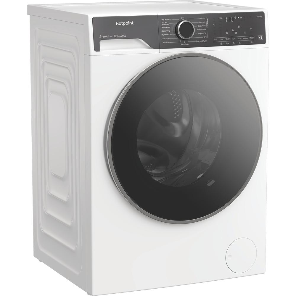 Hotpoint HPD9693CAREUK 9+6kg 1400 Spin Fabric Care Pro Freestanding Washer Dryer White