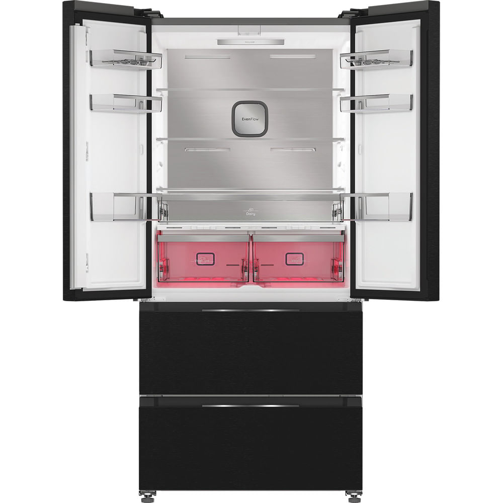 Hotpoint HPG2 6513 XK5E Dual No Frost 510L American Fridge Freezer with VitalCare Inox HPG26513XK5E