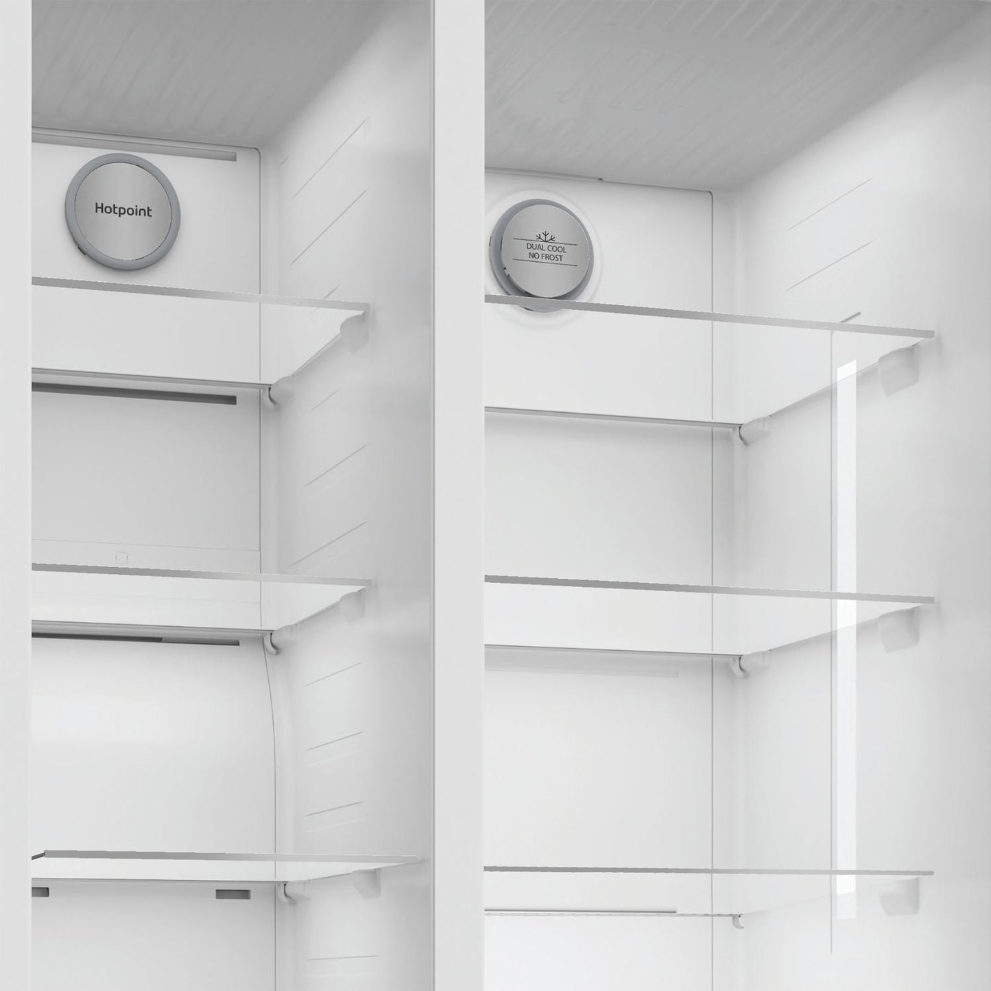 Hotpoint HPG26583WXP4UK Dual No Frost American Fridge Freezer Stainless Steel