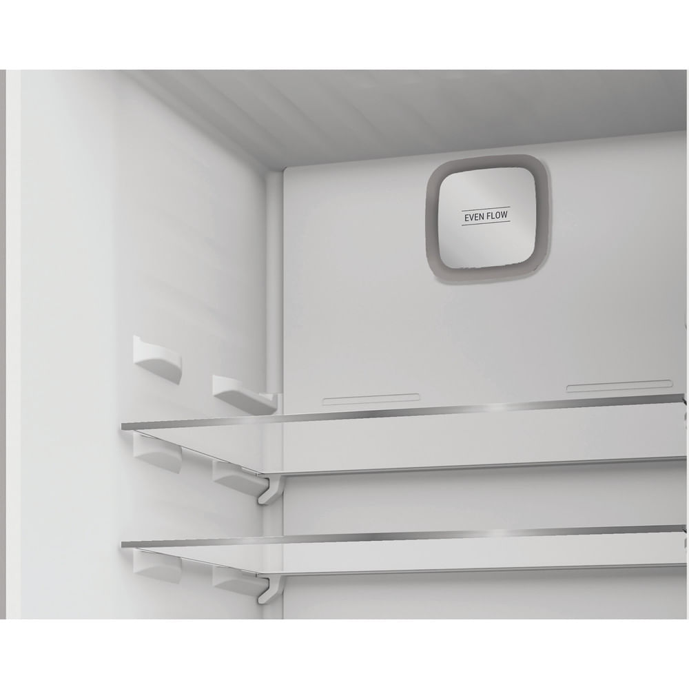 Hotpoint HPK 26403W XP5UK Freestanding Dual No Frost 70/30 Fridge Freezer with Even Flow Brushed Steel HPK26403WXP5UK