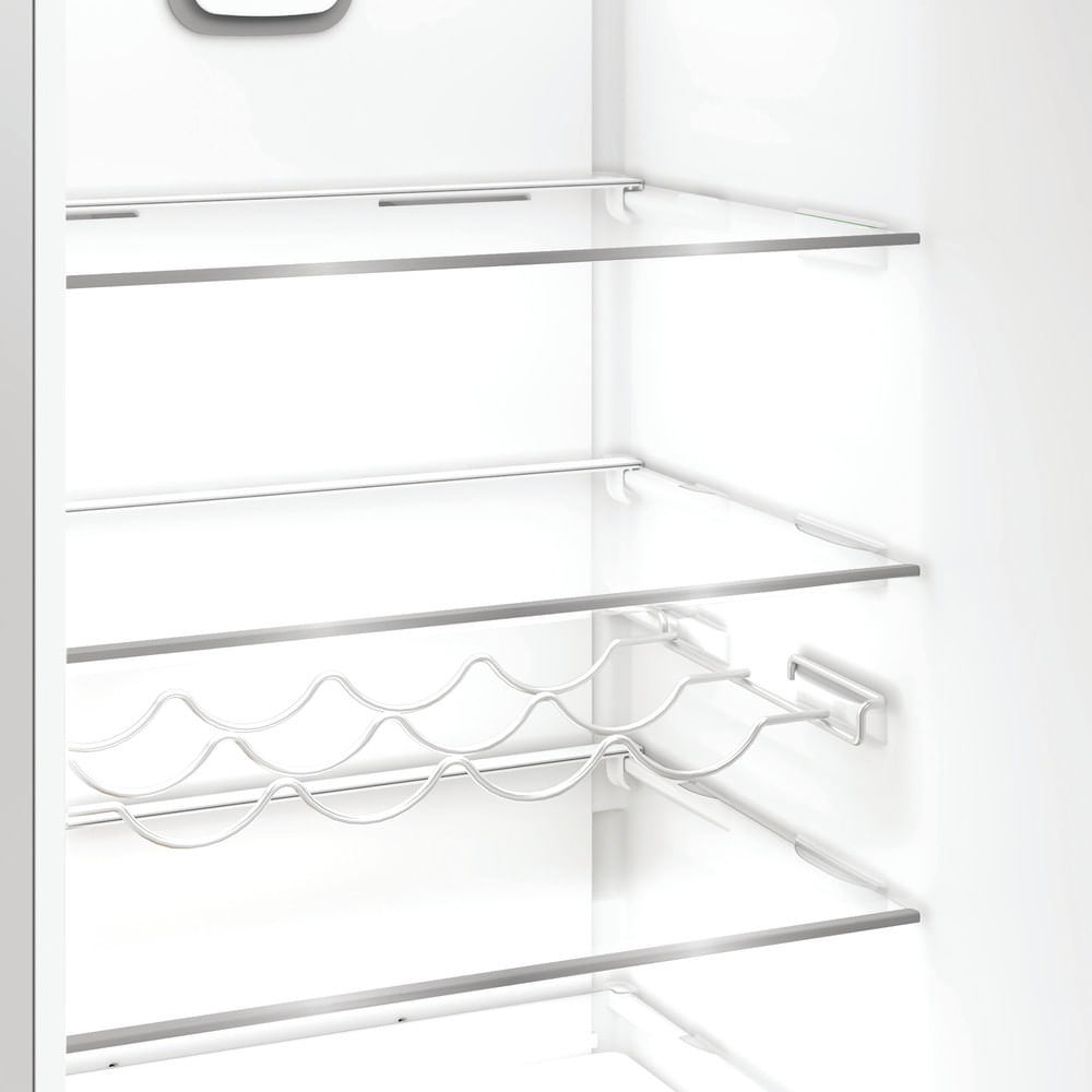 Hotpoint HPK 26403W XP5UK Freestanding Dual No Frost 70/30 Fridge Freezer with Even Flow Brushed Steel HPK26403WXP5UK