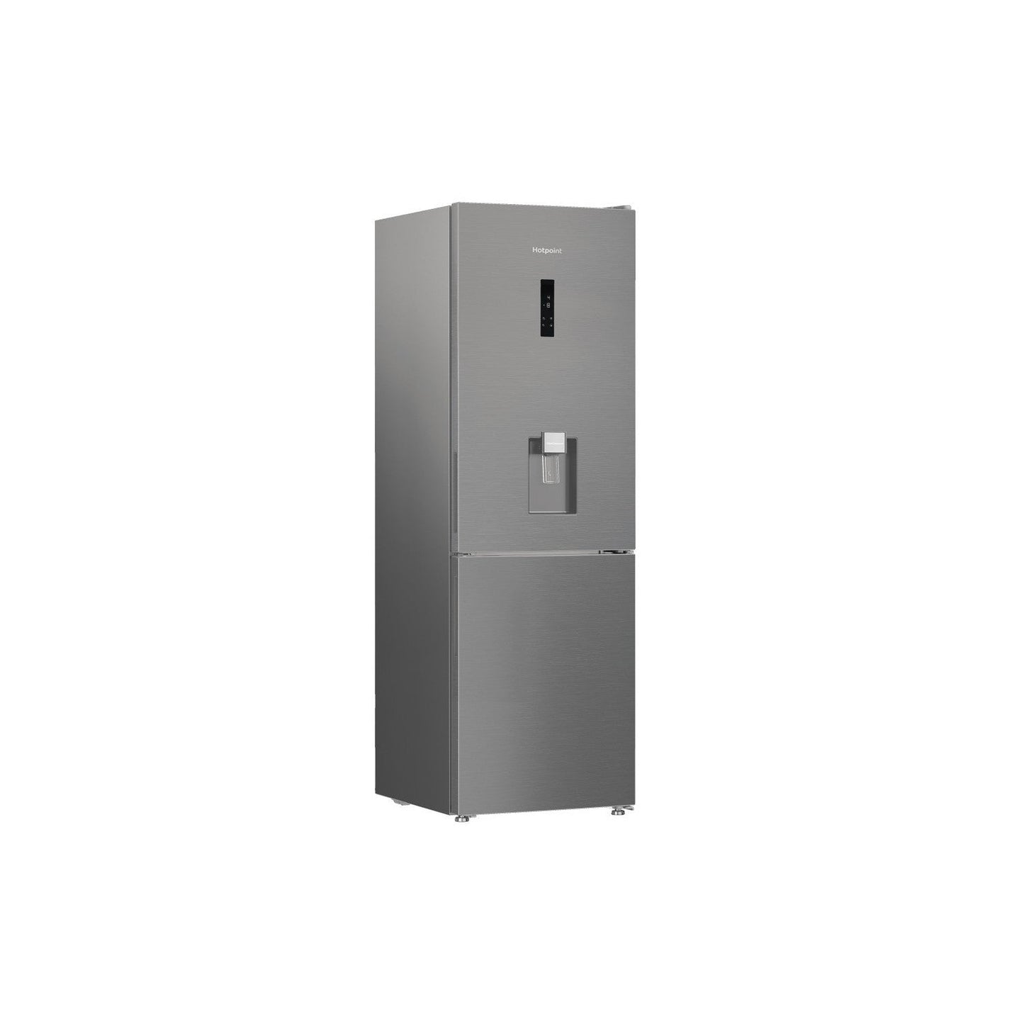 Hotpoint HPK26363WXP4UK Freestanding Dual No Frost Fridge Freezer With Even Flow Inox