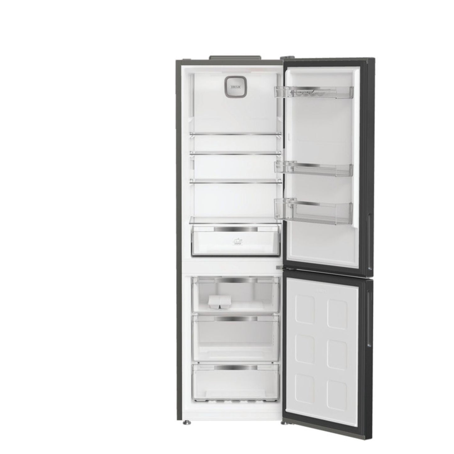 Hotpoint HPK26363XBR5UK Freestanding Dual No Frost Fridge Freezer Dark Grey