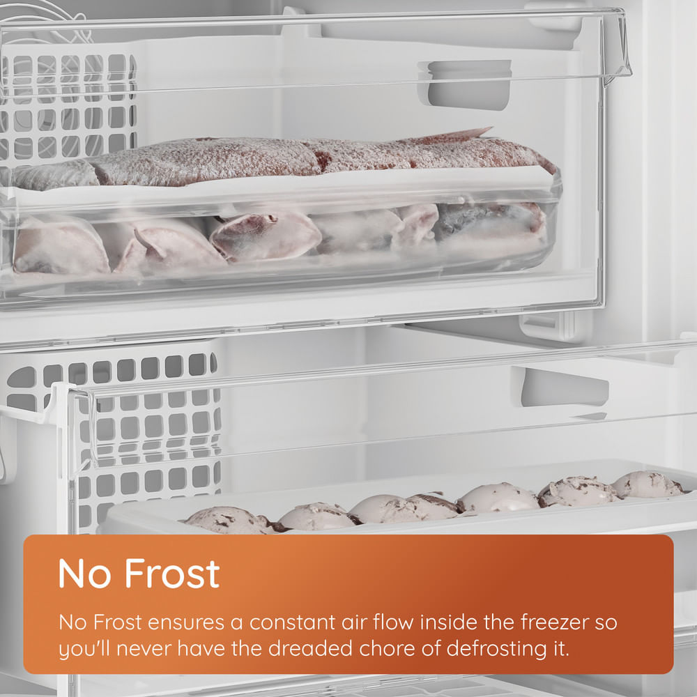 Hotpoint HPKH 1261 S4UK Freestanding No Frost 50/50 Fridge Freezer Silver HPKH1261S4UK