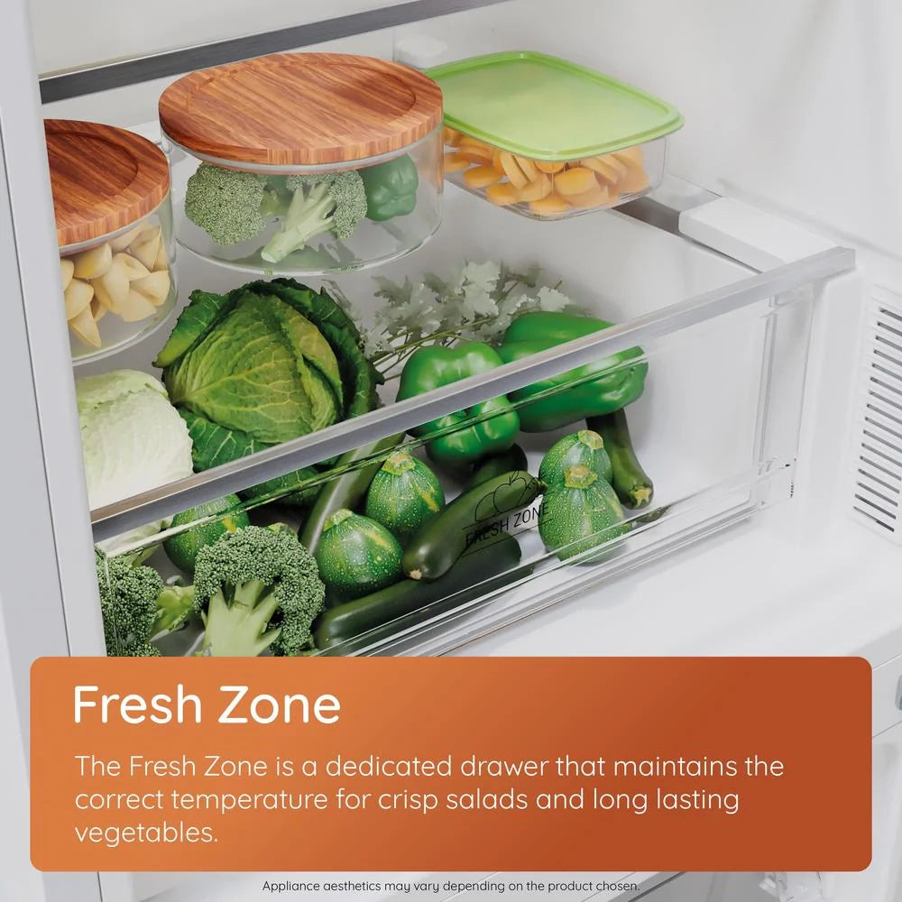 Hotpoint HPKH1261W5UK Freestanding No Frost 50/50 Fridge Freezer with Bottle Rack White