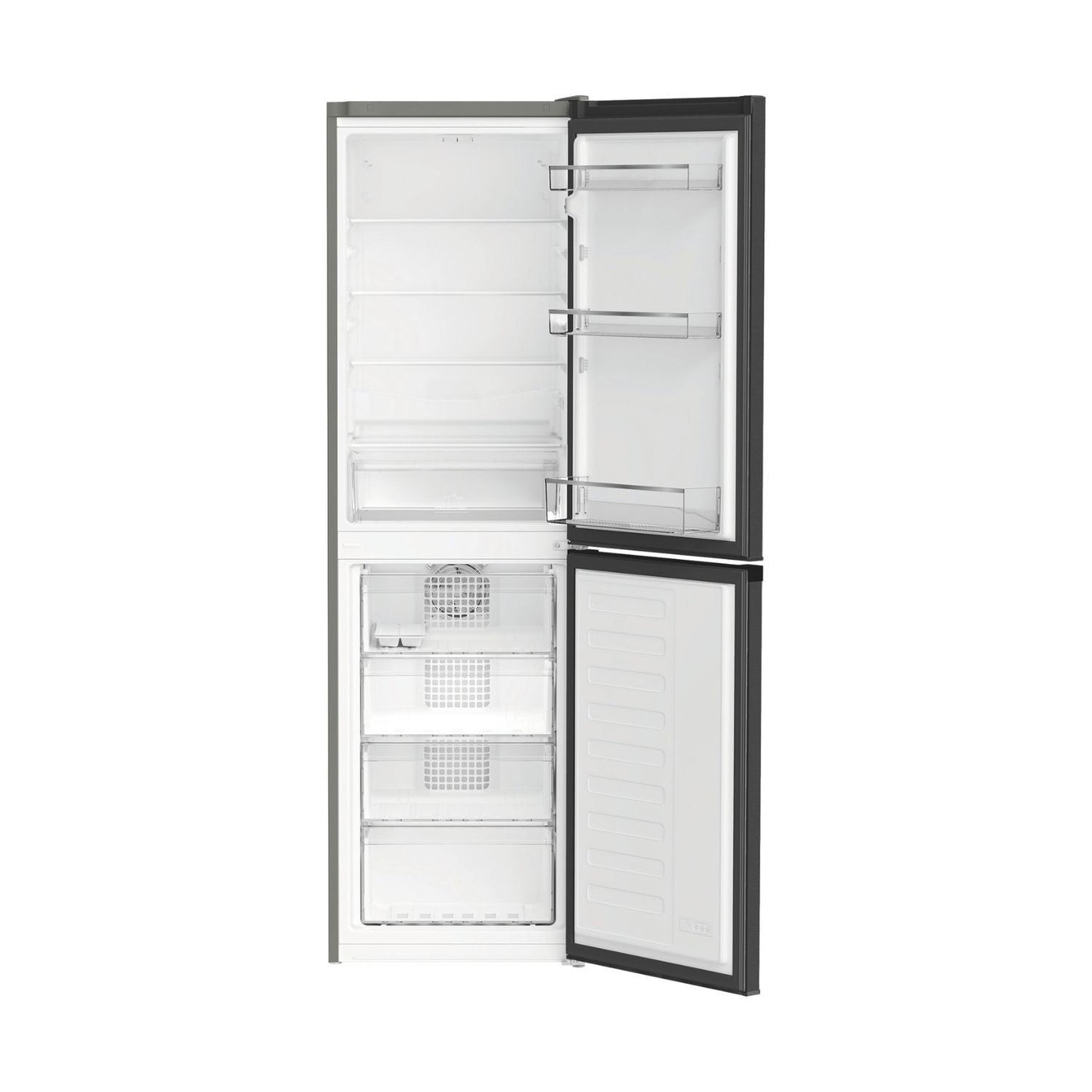Hotpoint HPKH1261XBR4UK Freestanding No Frost Fridge Freezer Dark Grey