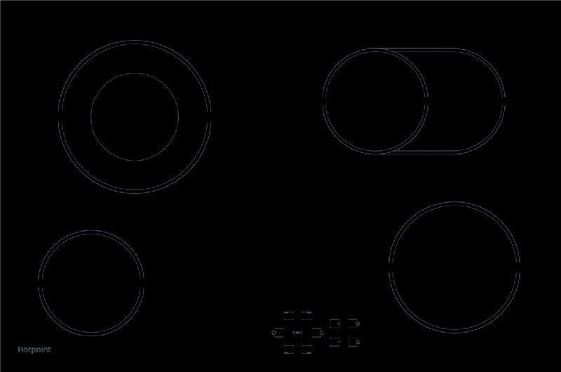 Hotpoint HR724BH 77cm Electric Hob