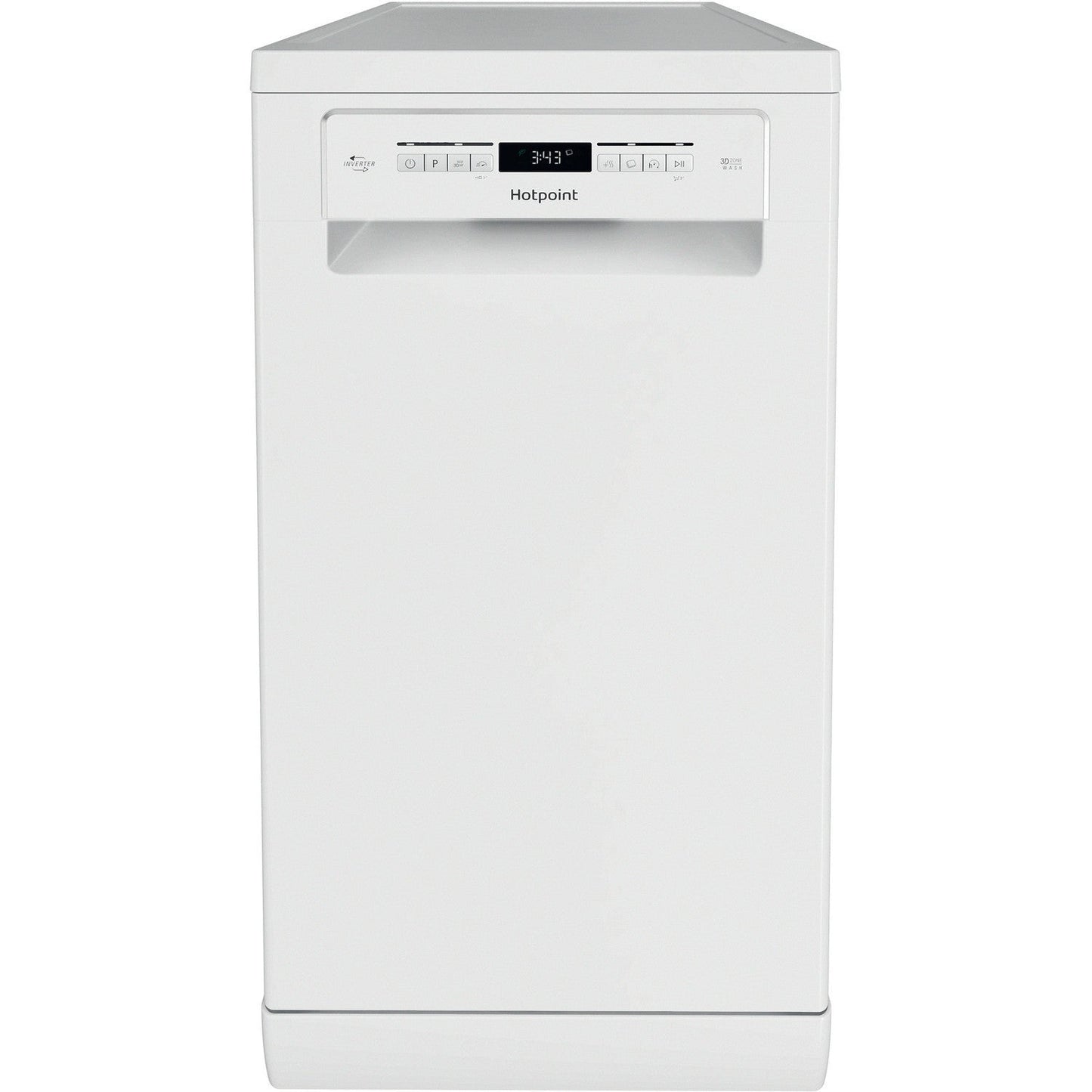 Hotpoint HSFO3T223WUKN Freestanding Slimline Dishwasher 10 Place Setting White