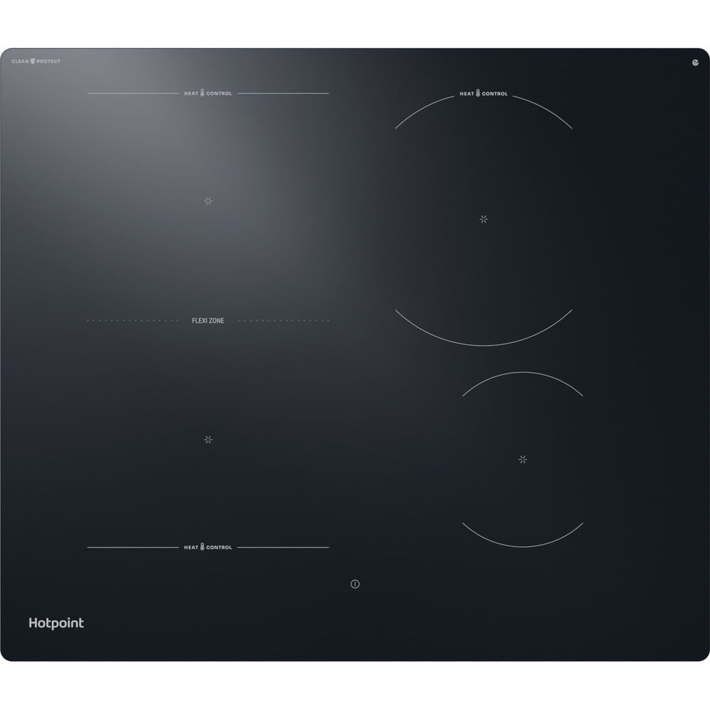 Hotpoint HTX6014DCF 60cm Induction Hob With HeatControl Black