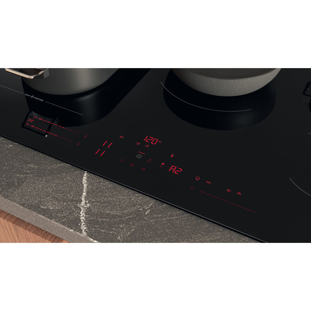 Hotpoint HTX8017DCF2 80cm 5 Zone HeatControl Induction Hob with CleanProtect
