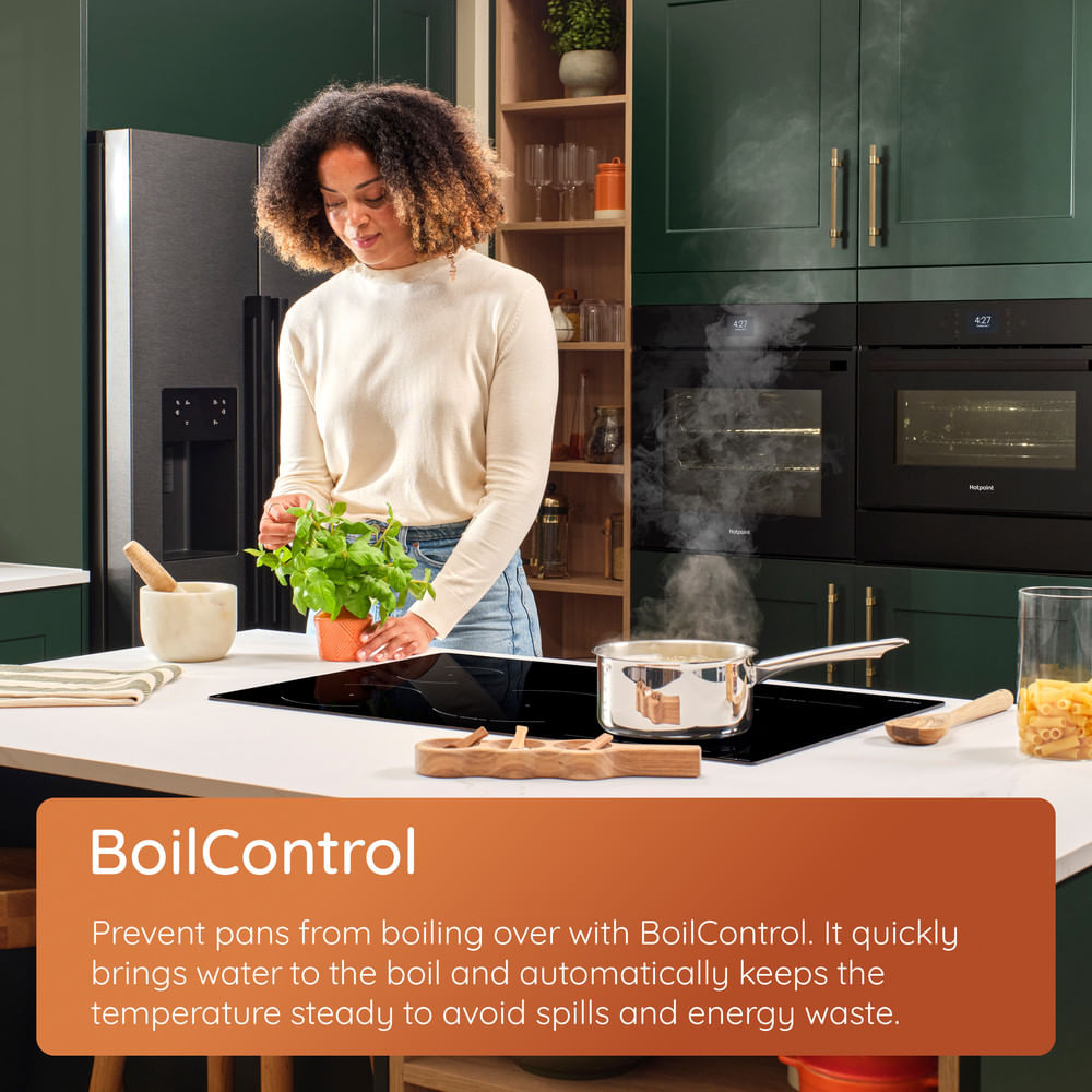 Hotpoint HTX8017DCF2 80cm 5 Zone HeatControl Induction Hob with CleanProtect