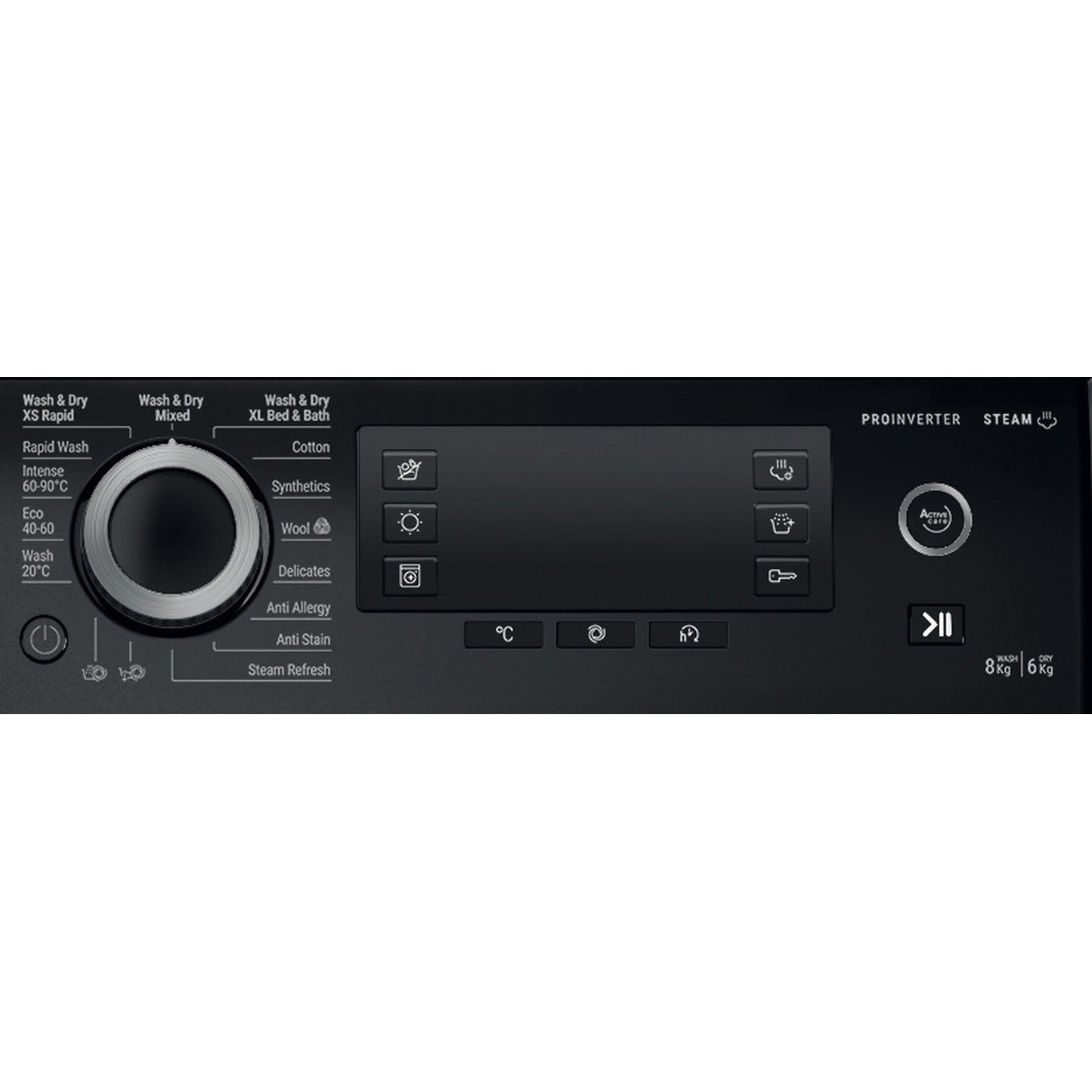 Hotpoint NDD86448BDAUK 8+6kg ActiveCare 1400 Spin Washer Dryer Black