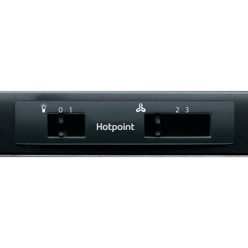 Hotpoint PSLMO65FLSK 60cm Conventional Cooker Hood Black