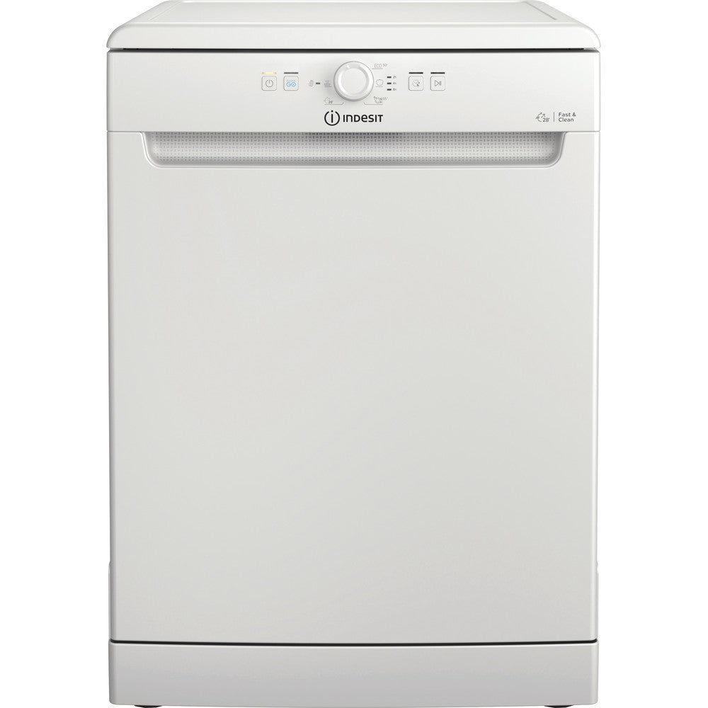 Indesit D2FHK26 Full Size Dishwasher with 14 Place Setting White