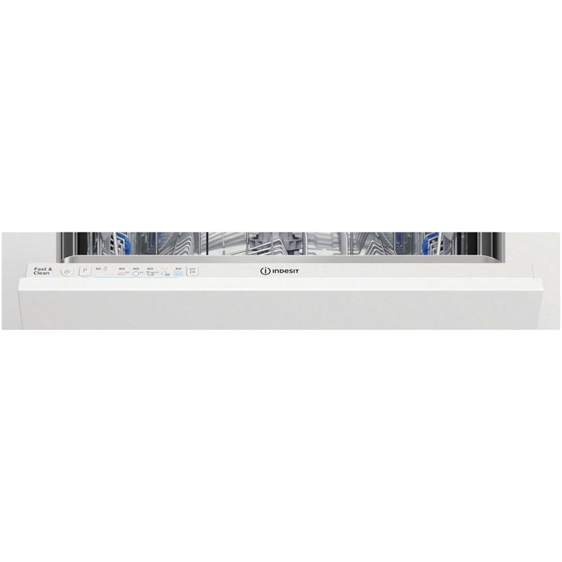 Indesit D2IHL326UK Full Size Integrated Dishwasher with 14 Place Settings White