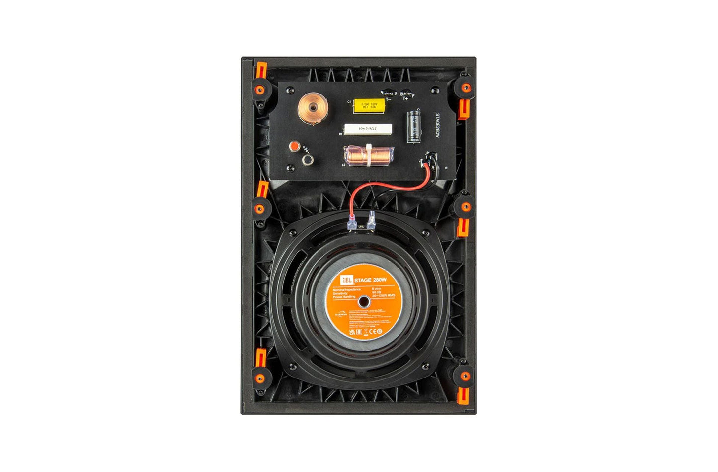 JBL Stage 280W 8 Inch Single In-Wall Speaker