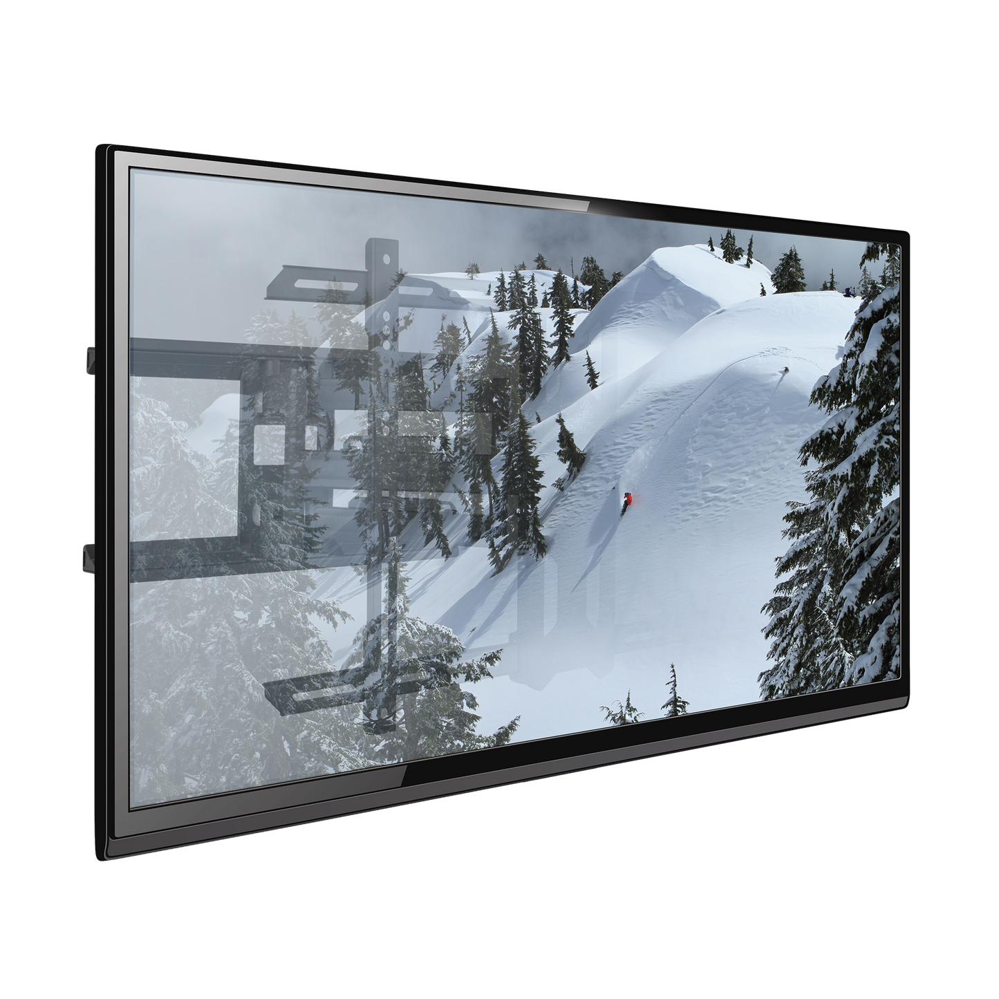 Kanto PDX650 Full Motion TV Wall Mount for 37 to 75 inch TVs Black