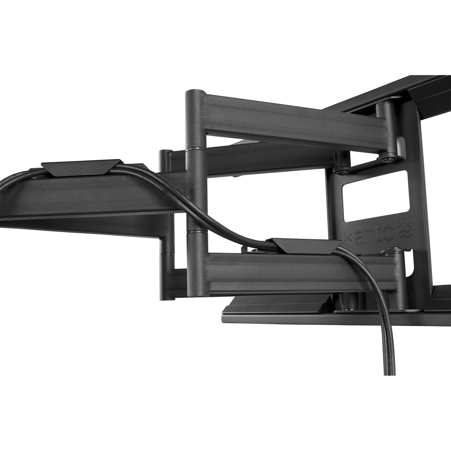 Kanto PDX650 Full Motion TV Wall Mount for 37 to 75 inch TVs Black